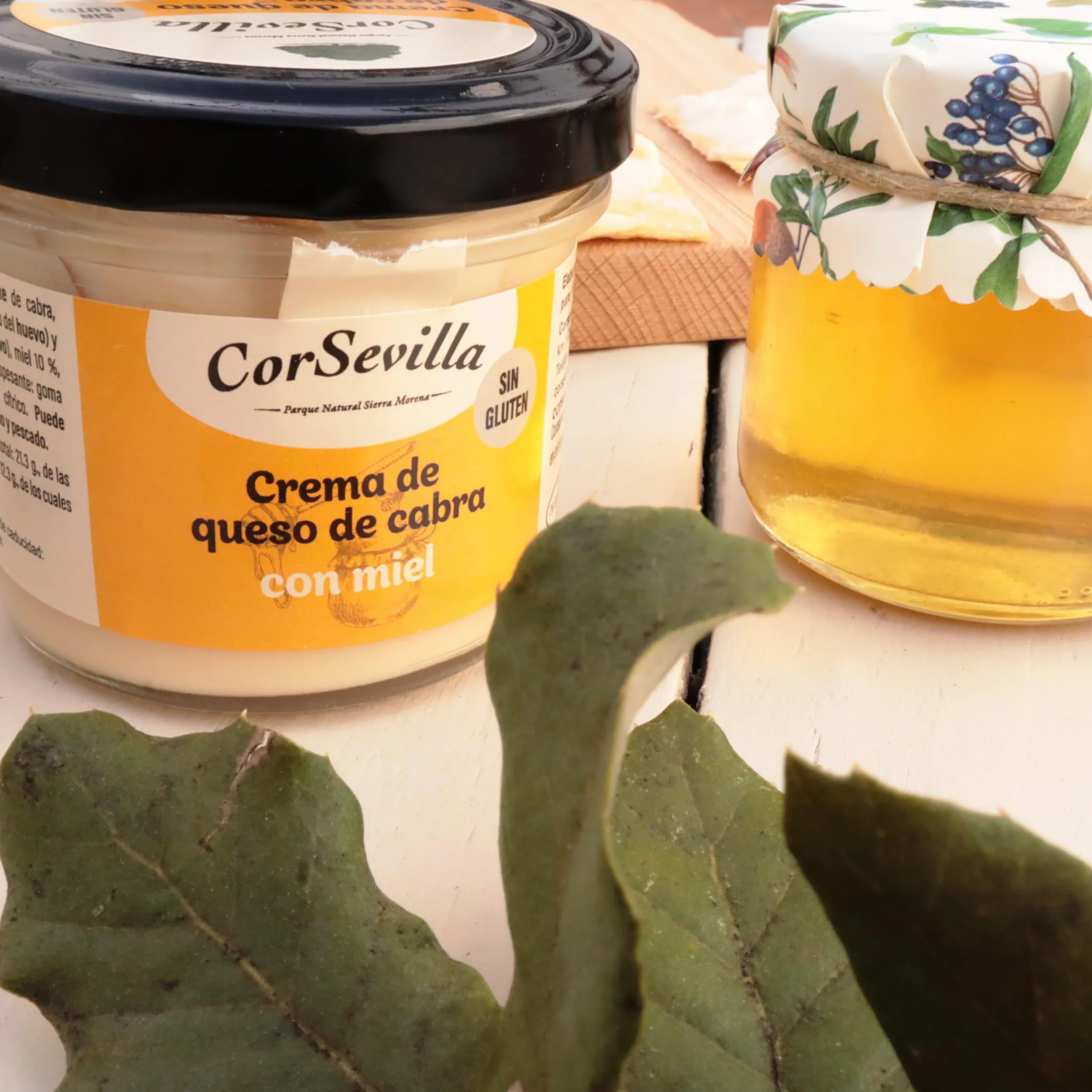 Corsevilla Crema Queso Cabra Curado Miel Queso Untar Gourmet 100 g