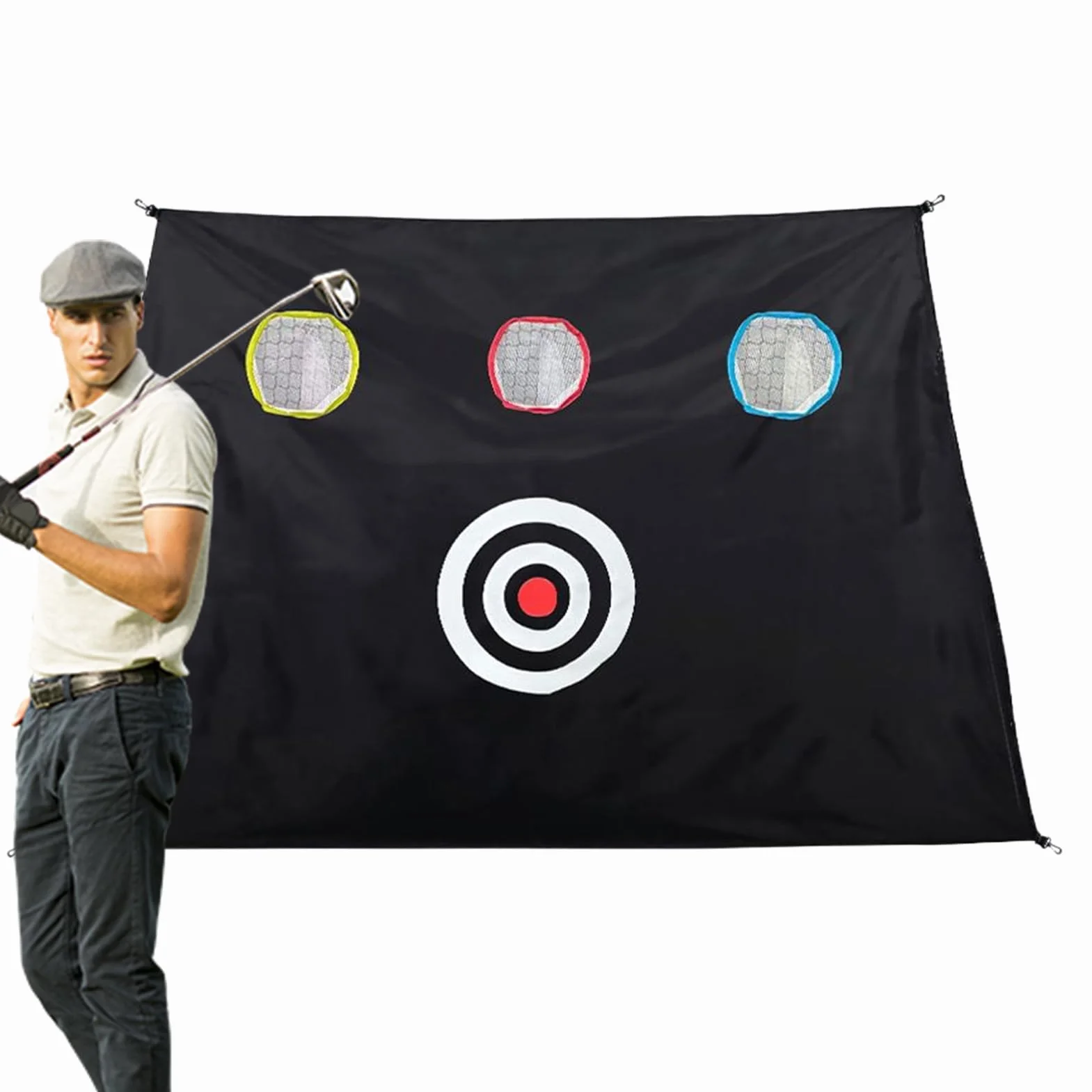 Red de práctica de golf para herramientas de astillado, accesorios de entrenamiento al aire libre