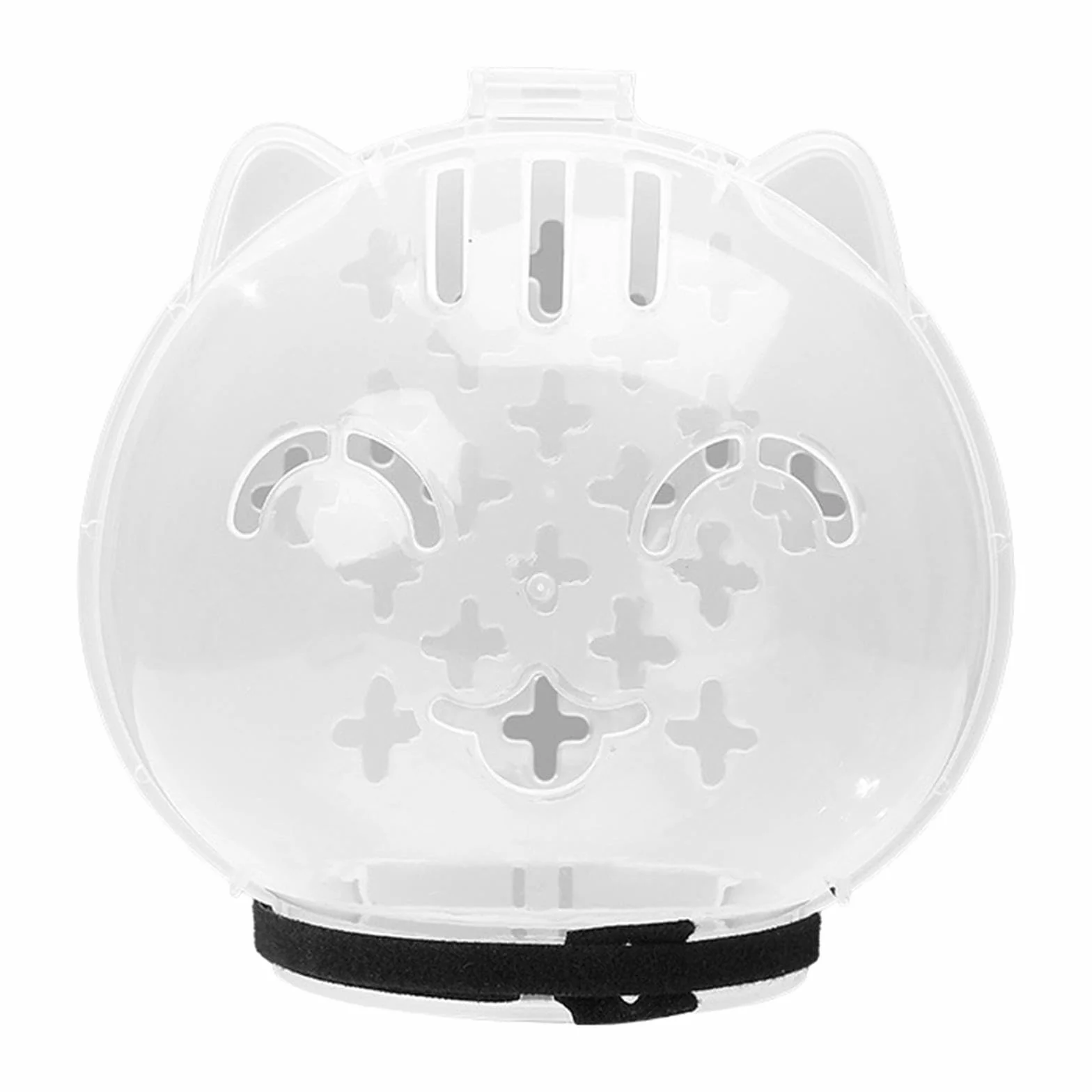 Capucha antilamer ajustable para gato LOVIVER, protección transparente para baño