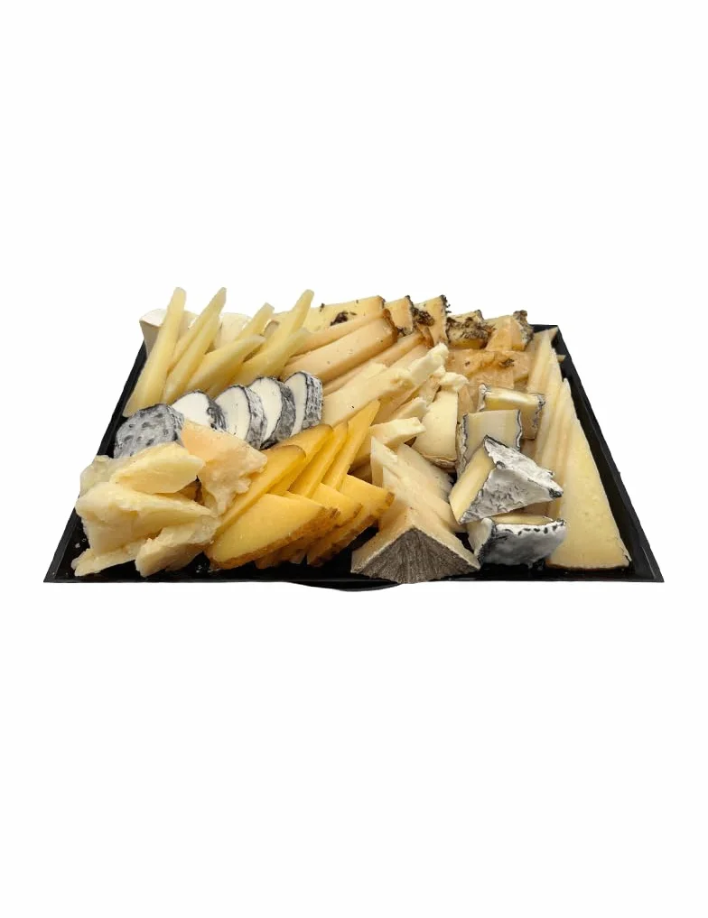 Tabla de Quesos Nacionales Gourmet | Selección Exclusiva de 900gr de queso cortado | Variedades Artesanales y Sabores Auténticos | Ideal para Maridar con Vinos y Realzar Cualquier Ocasión Especial