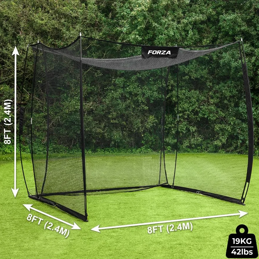 FORZA Proflex Jaula de Golf emergente 2,4m x 2,4m Red de Entrenamiento Duradera