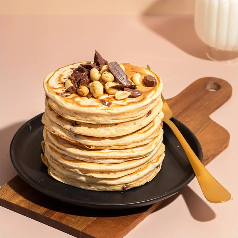Protein Works | Diet Protein Pancakes – GOLD Innovation, Mezcla Pancakes Proteicos Premium, Desayuno Bajo en Calorías, Bajo Grasa & Azúcar, Apoya Pérdida de Peso, Natural, 25 Porciones, 1kg