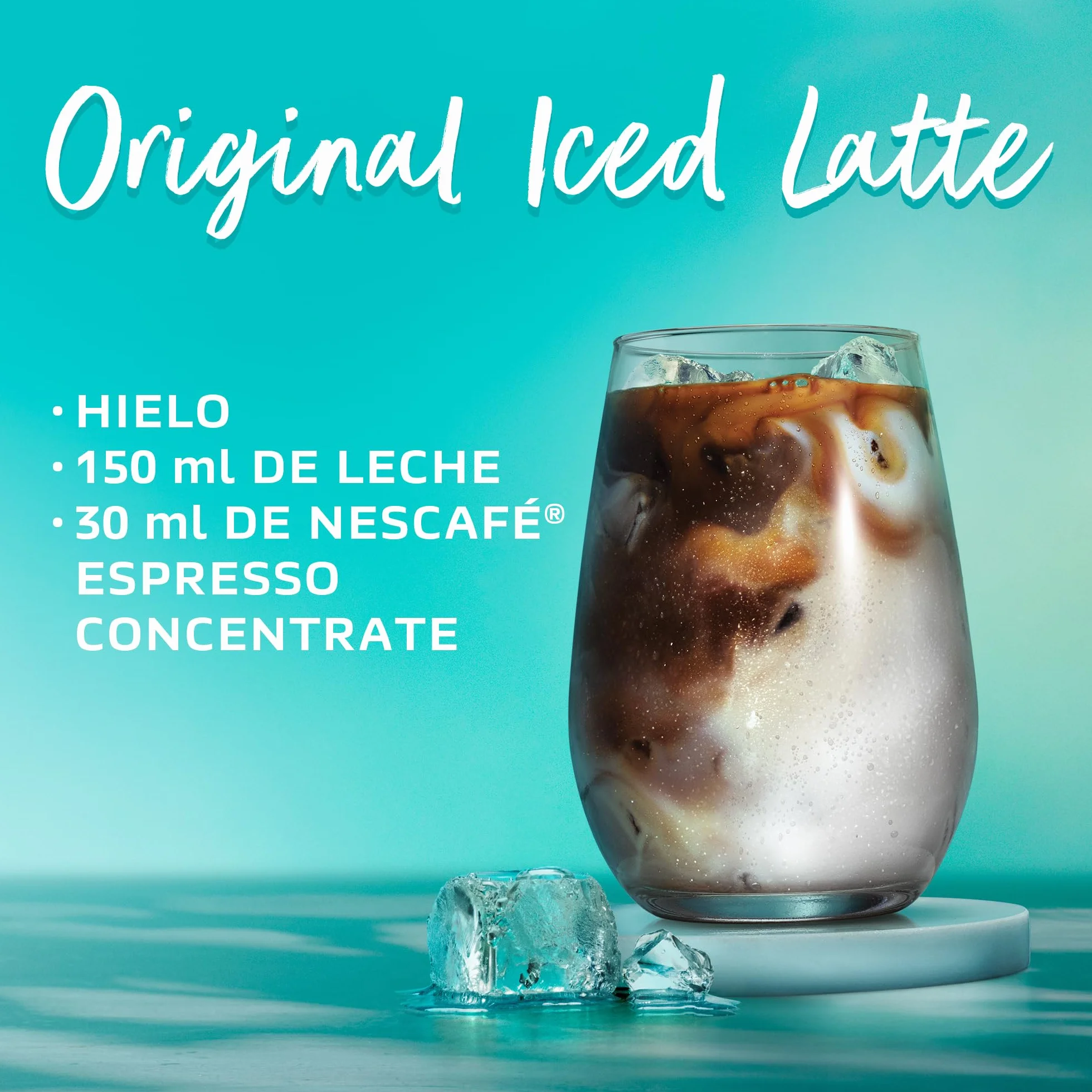 NESCAFÉ Espresso Concentrate Vainilla, con café Arábica y sabor vainilla, Concentrado de café líquido para iced coffee y lattes, Botella 500 ml