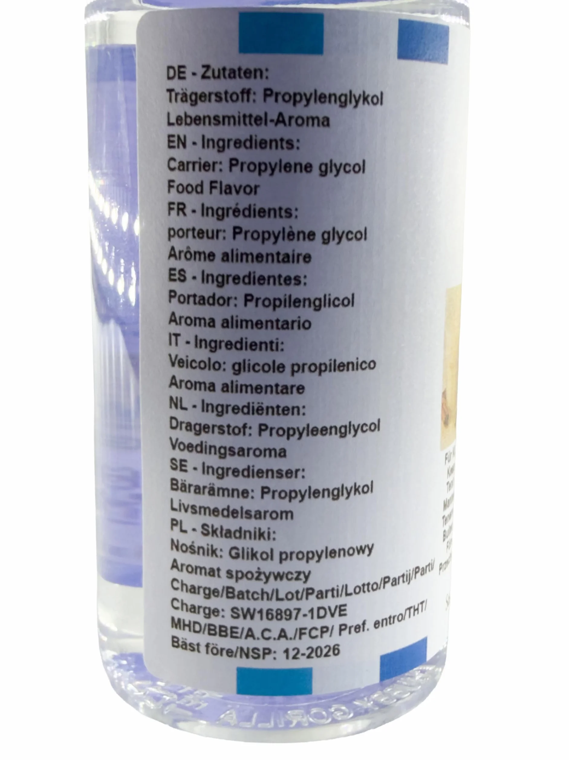 Horchata aroma concentrado - Vegano - Sasami - 10ml
