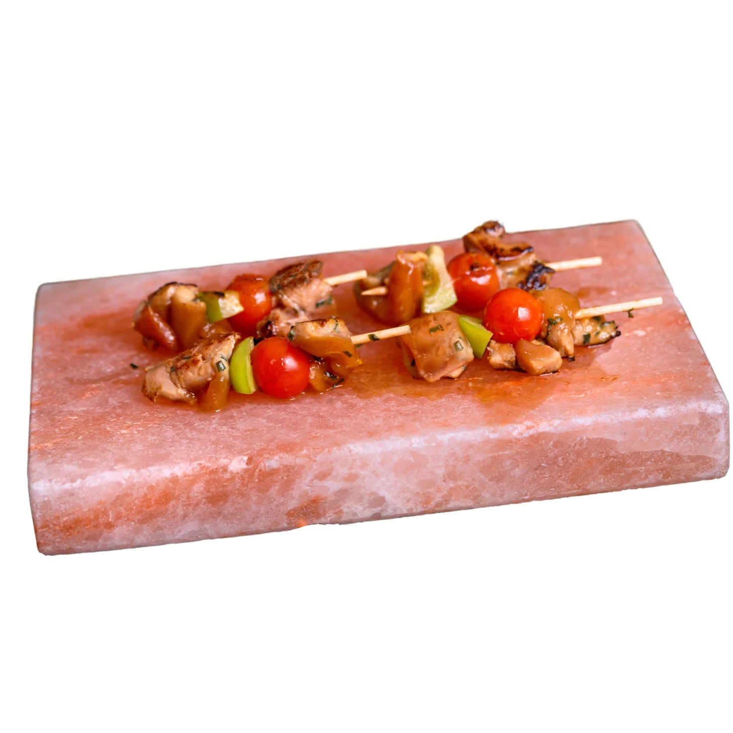 Spantik Plato de cocina de bloque de sal del Himalaya de 12 x 8 x 1.5 pulgadas para cocinar a la parrilla, cortar y servir piedra de sal de roca de grado alimenticio, regalos únicos para ahumadores,