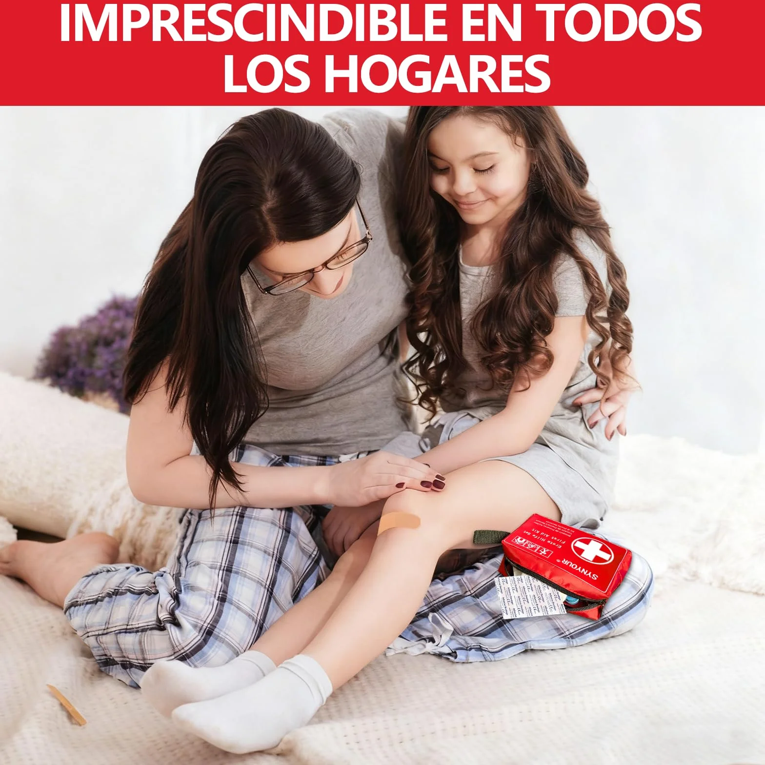 Botiquín de Primeros Auxilios Mini 80 Piezas, Kit Pequeño para Viaje Senderismo Coche