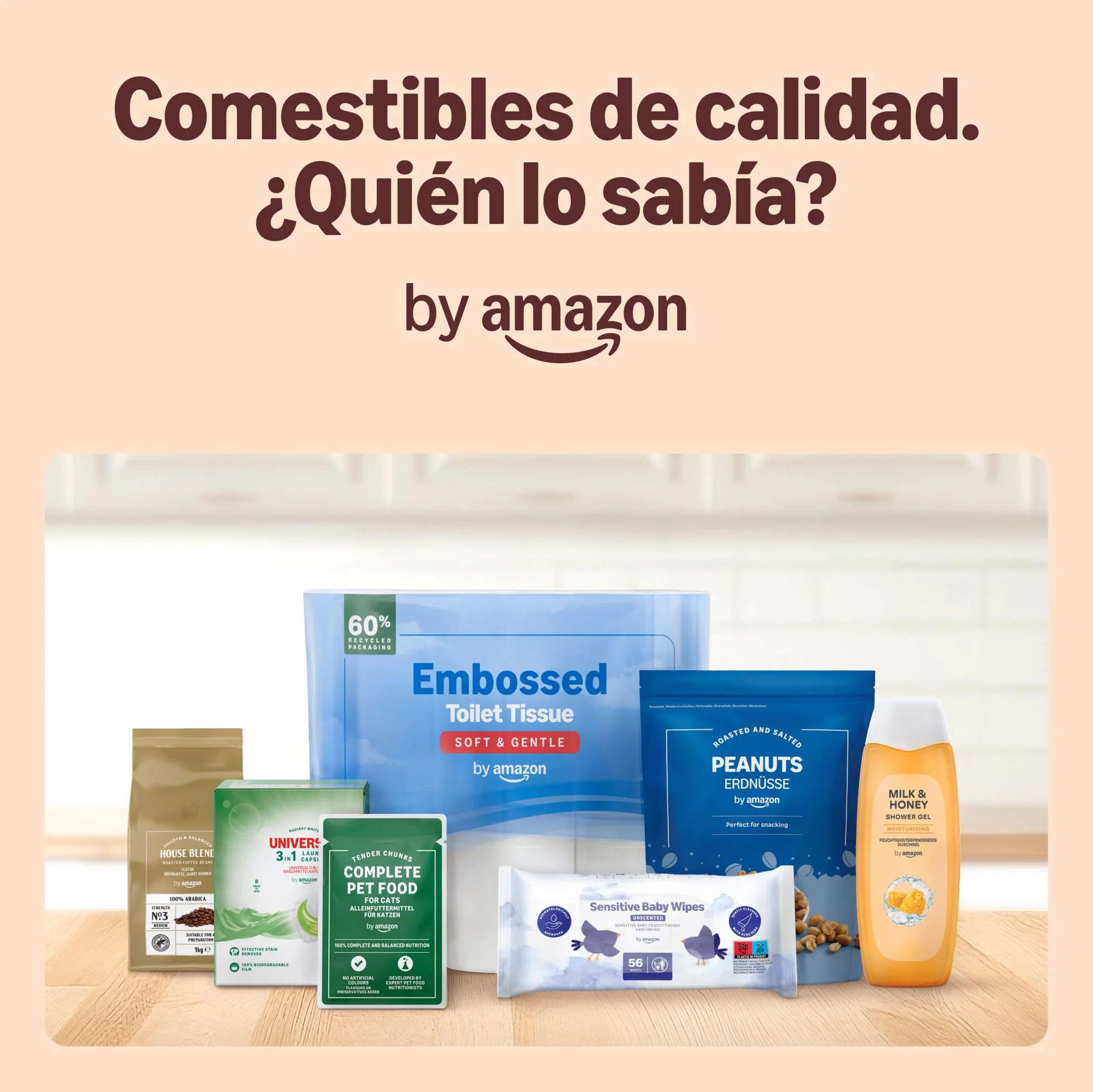 by Amazon Cápsulas de Café Compostables en Casa Compatibles con Nespresso, 100% Arábica Colombiana, 20 Unidades, Certificadas por Rainforest Alliance