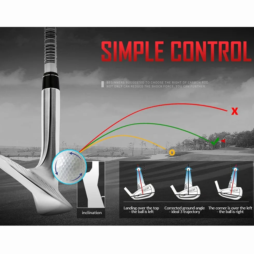 Cuñas de arena de golf para diestros 50/52/54/56/58/60/62/64 Golf Club Silver Black
