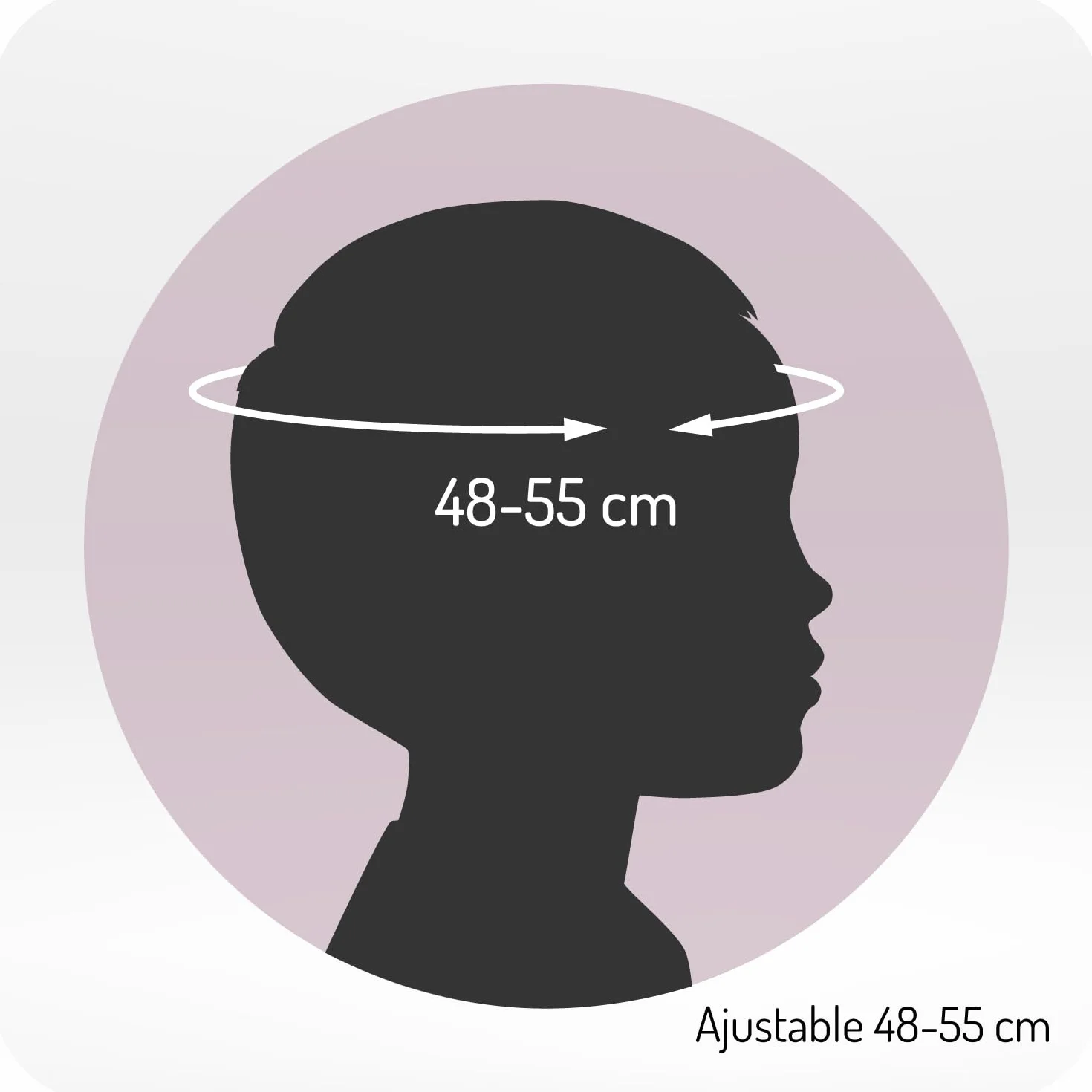 Casco Ajustable para Niños 1-4 Años 47-58 cm Bicicleta Prueba de Golpes 11 Orificios Ventilación