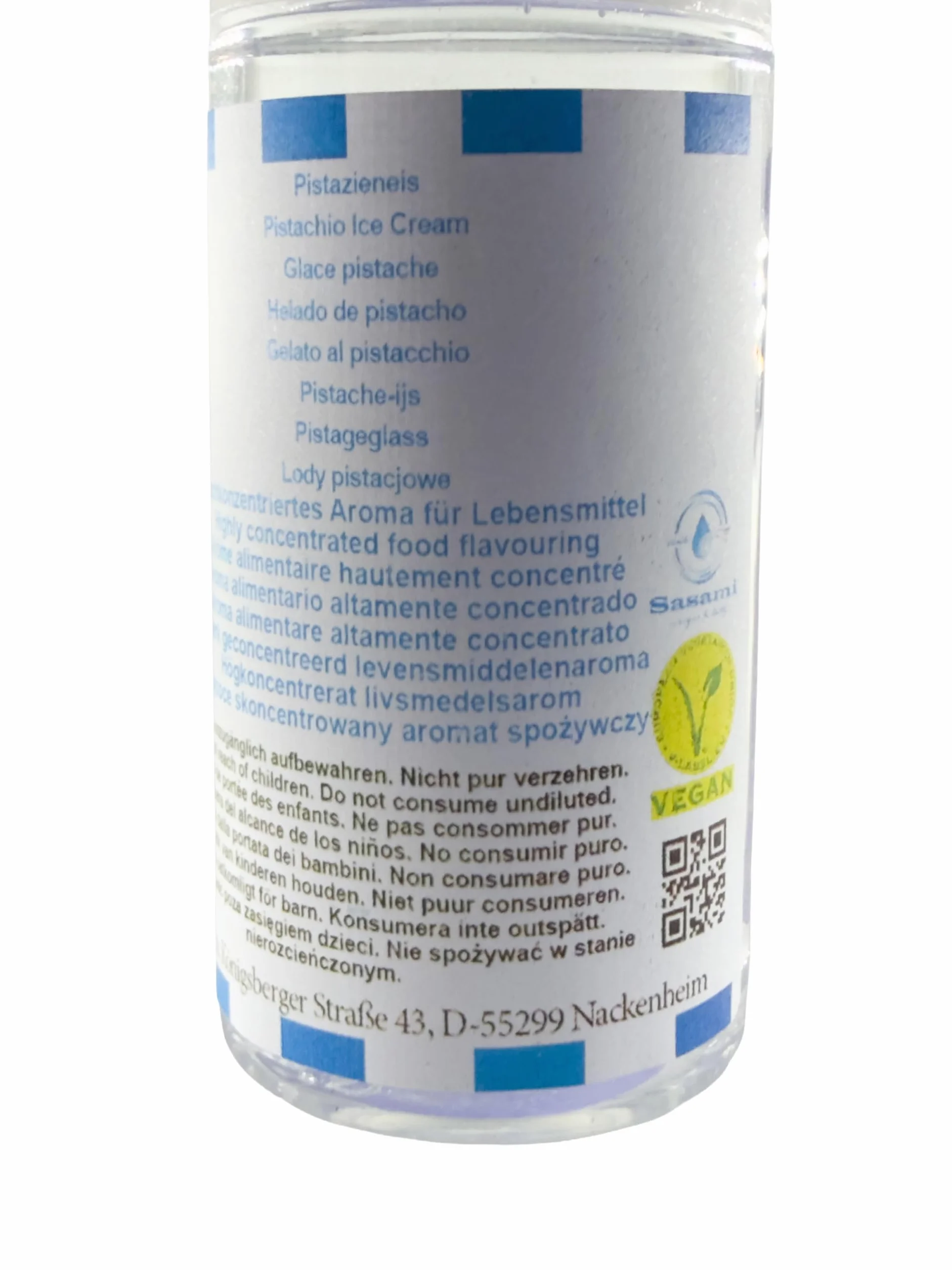 Helado de pistacho aroma concentrado - Vegano - Sasami - 10ml