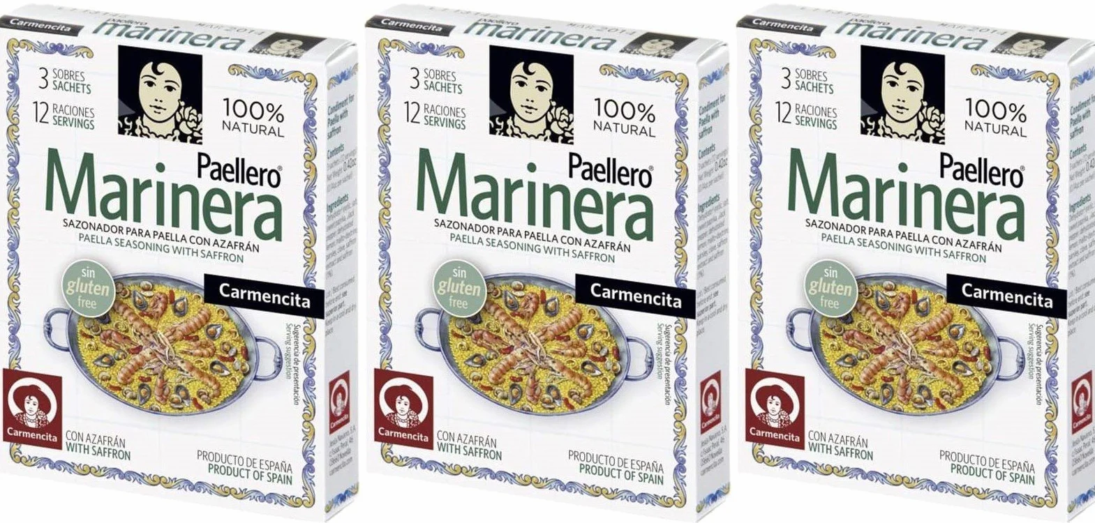 Carmencita Paellero Marinera 3 Unidades 12 gr