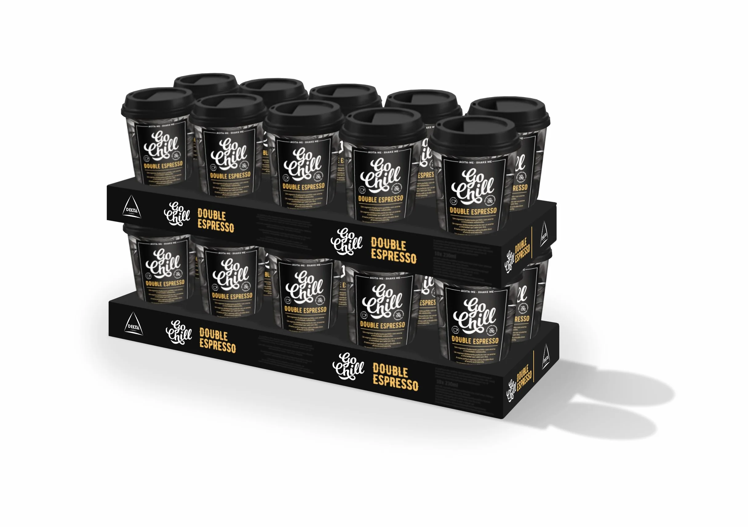 Go Chill Pack Doble Espresso - Café Listo Para Tomar - 20 unidades x 230 ml