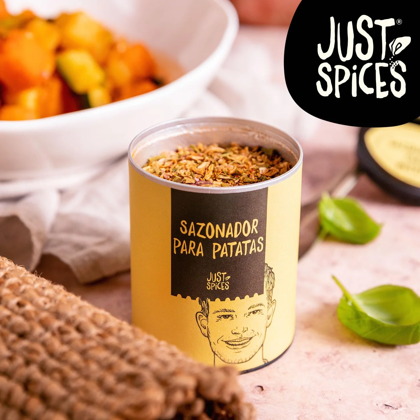 Just Spices Sazonador para Patatas, 60 g I El sabor que tus platos con patatas necesitan
