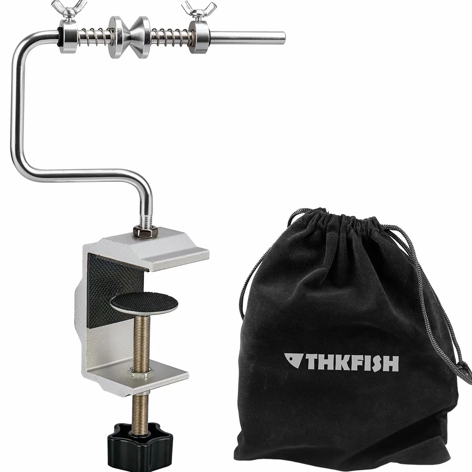 THKFISH Enrollador de Hilo de Pesca Portátil Ajustable Accesorios de Pesca