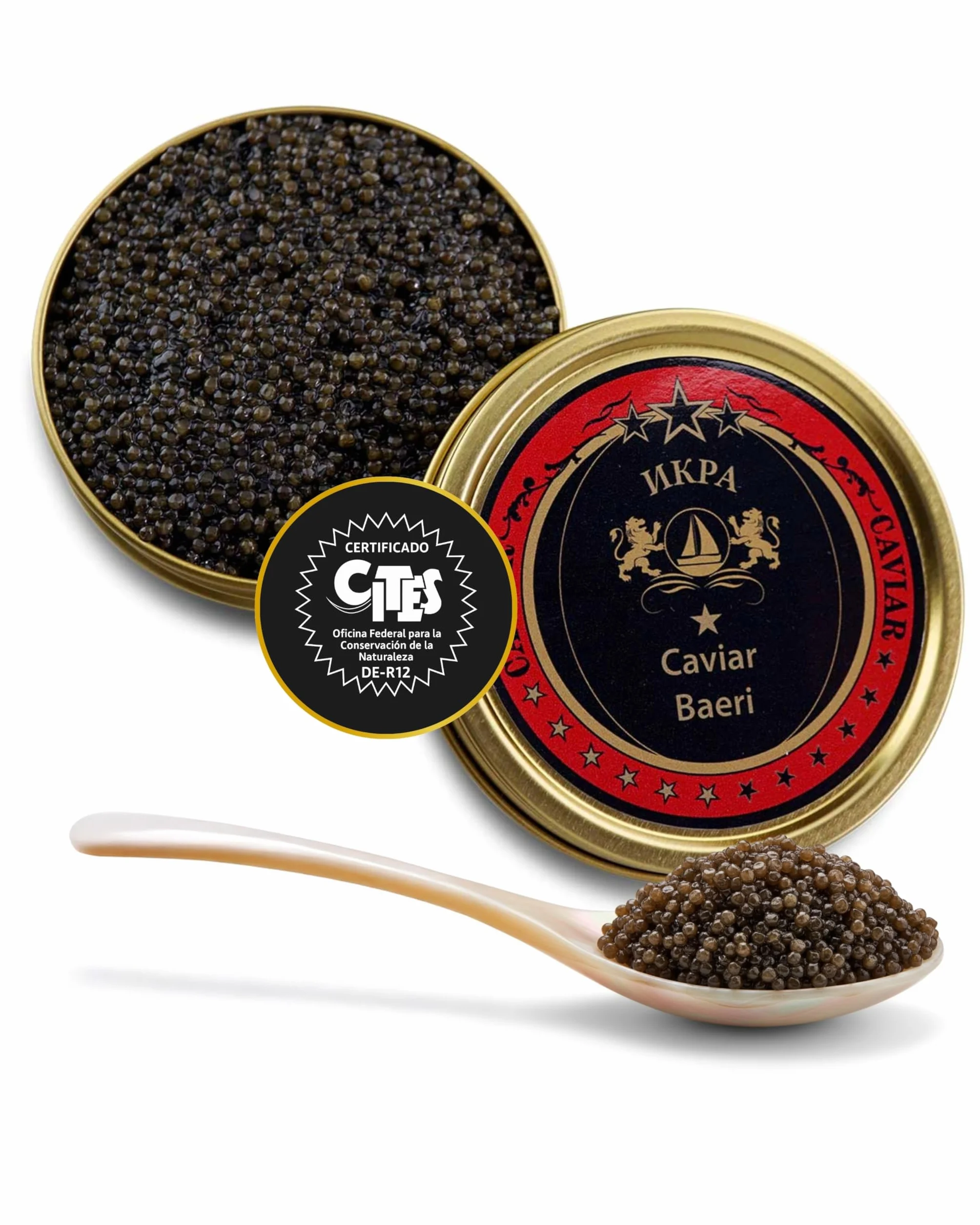 Caviar siberiano (huevas de esturión) (250g)