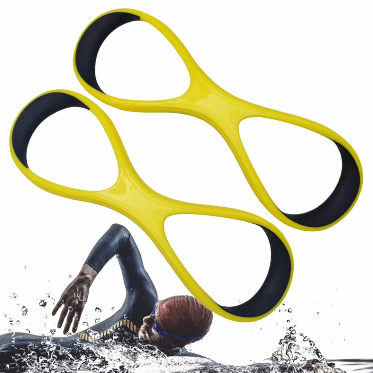 Guante de malla de natación correctiva de codo alto para entrenamiento de estilo libre