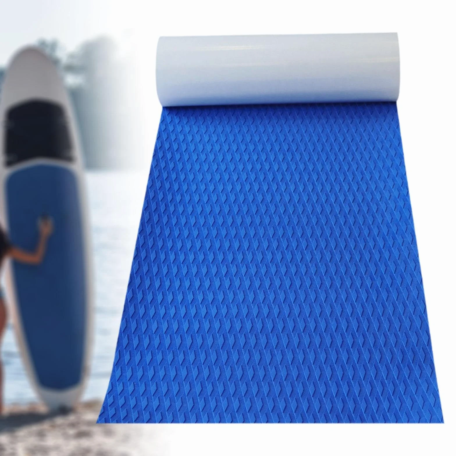 Baoblaze Almohadilla de Tracción Antideslizante para Tabla de Surf, Hoja de EVA Recortable para Cubierta de Barco