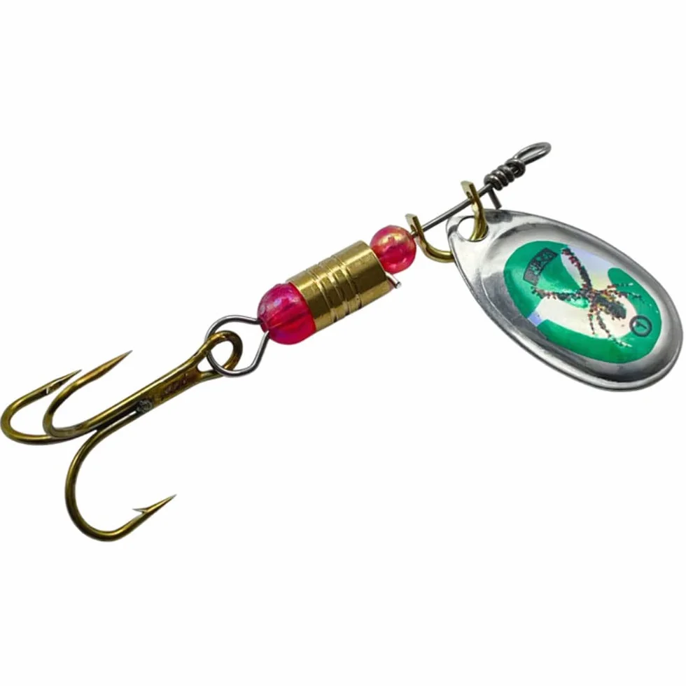 FedMois 30 Piezas Cucharillas Pesca para Trucha Lucio Perca Kits de Señuelos con Caja de Plástico
