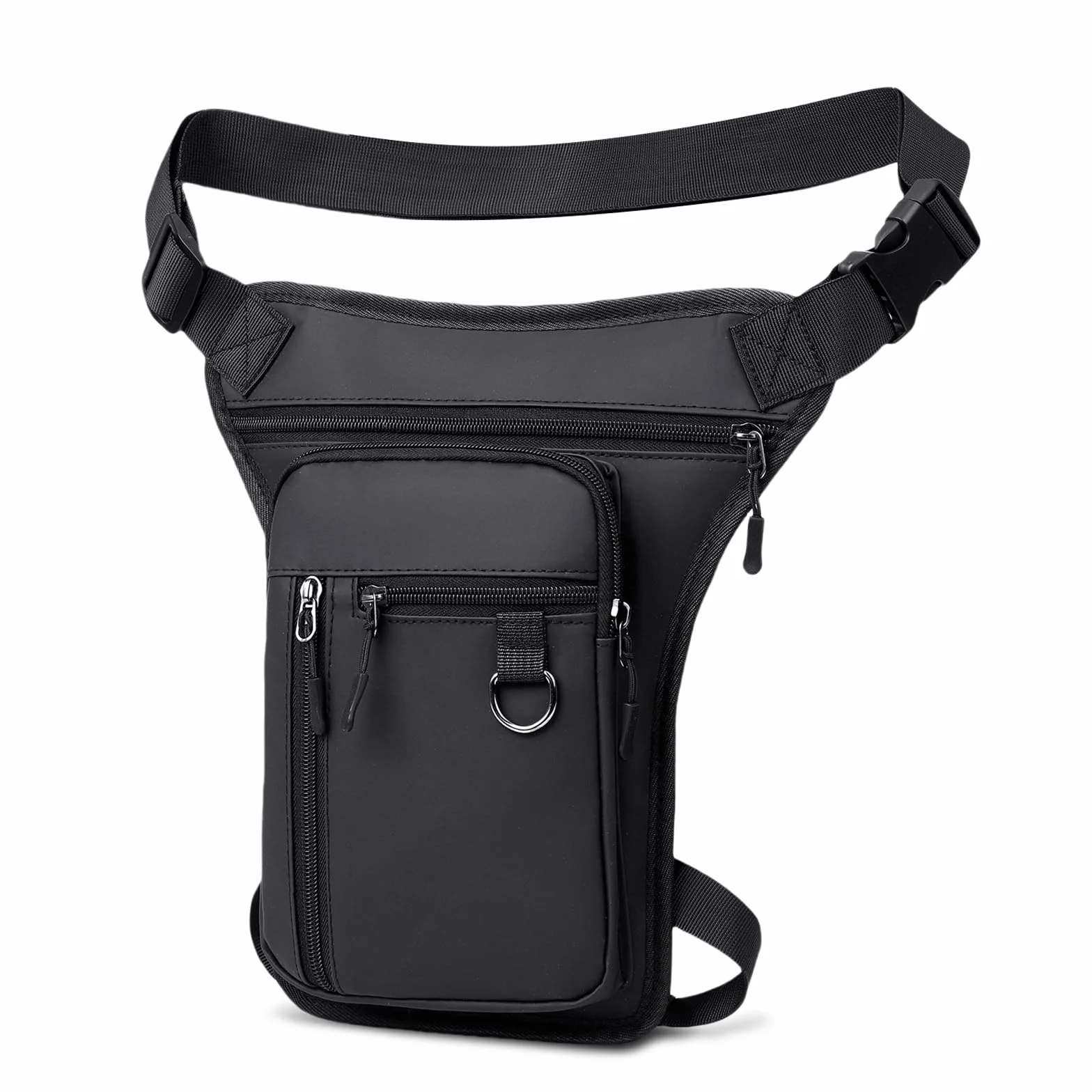 Flintronic Bolsa Pierna Moto Impermeable Tactico Riñonera Deportiva Multifunción con Correas Ajustables