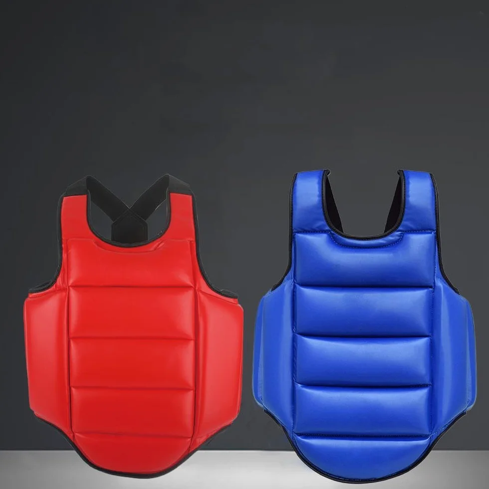 Protector de cuerpo de boxeo, almohadilla rellena de esponja, escudo ajustable para kickboxing MMA Muay Thai