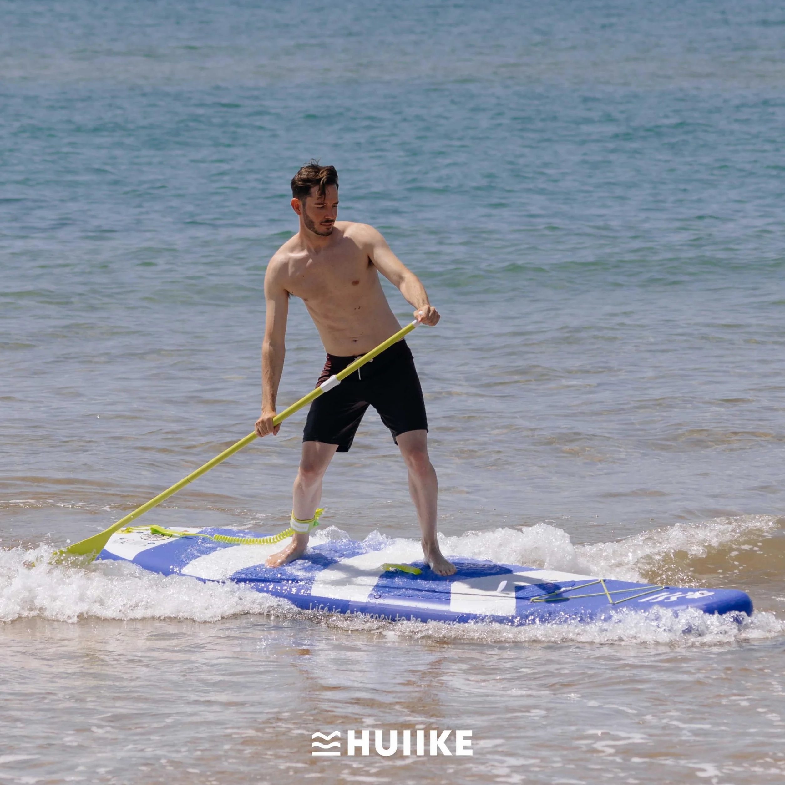 HUIIKE Leash Paddle Surf Ajustable en Espiral Giro 360º Accesorios SUP Correa Stand Up Paddle Board