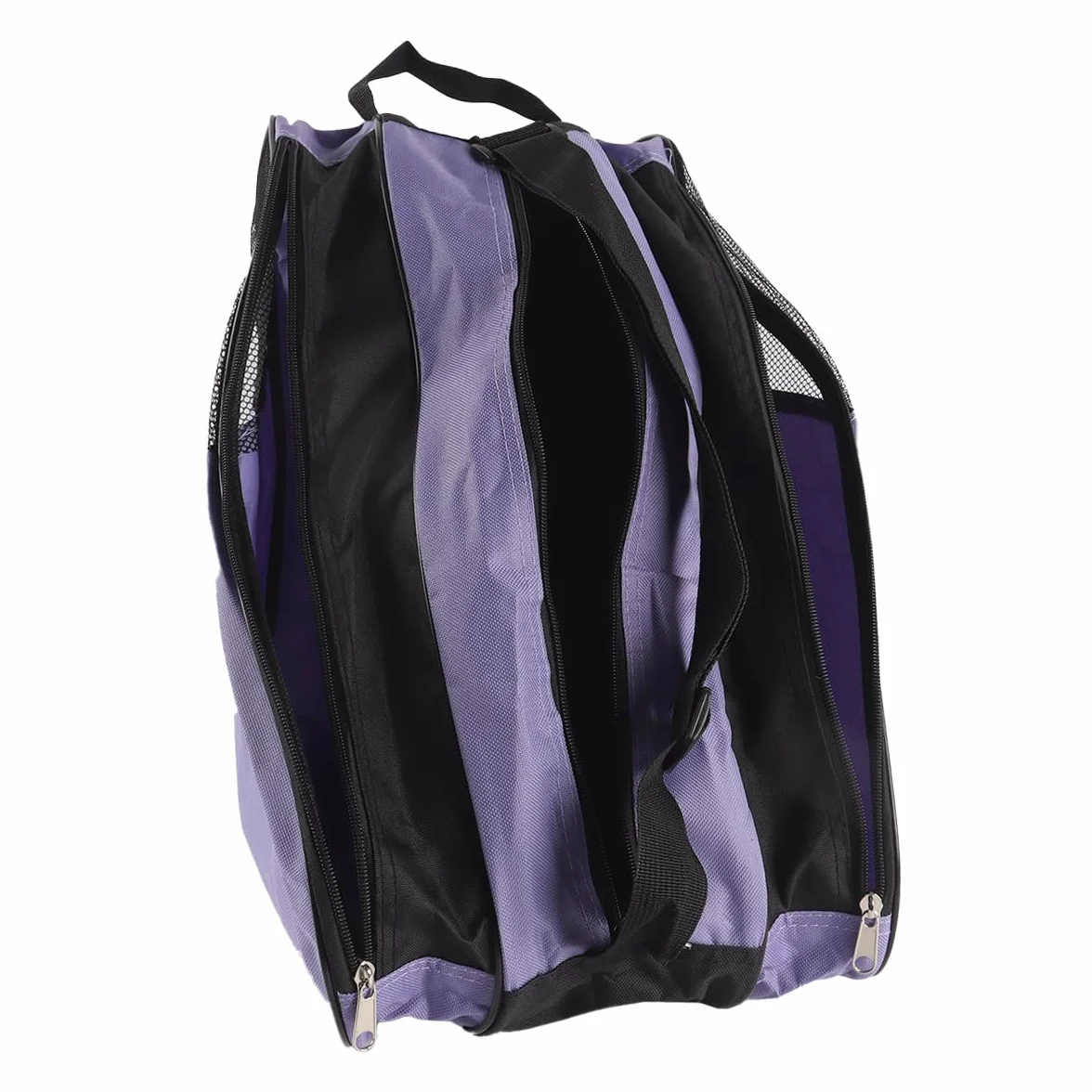 Bolsa para patines de mujer, hielo, esquí, hockey sobre hielo adulto (morado)