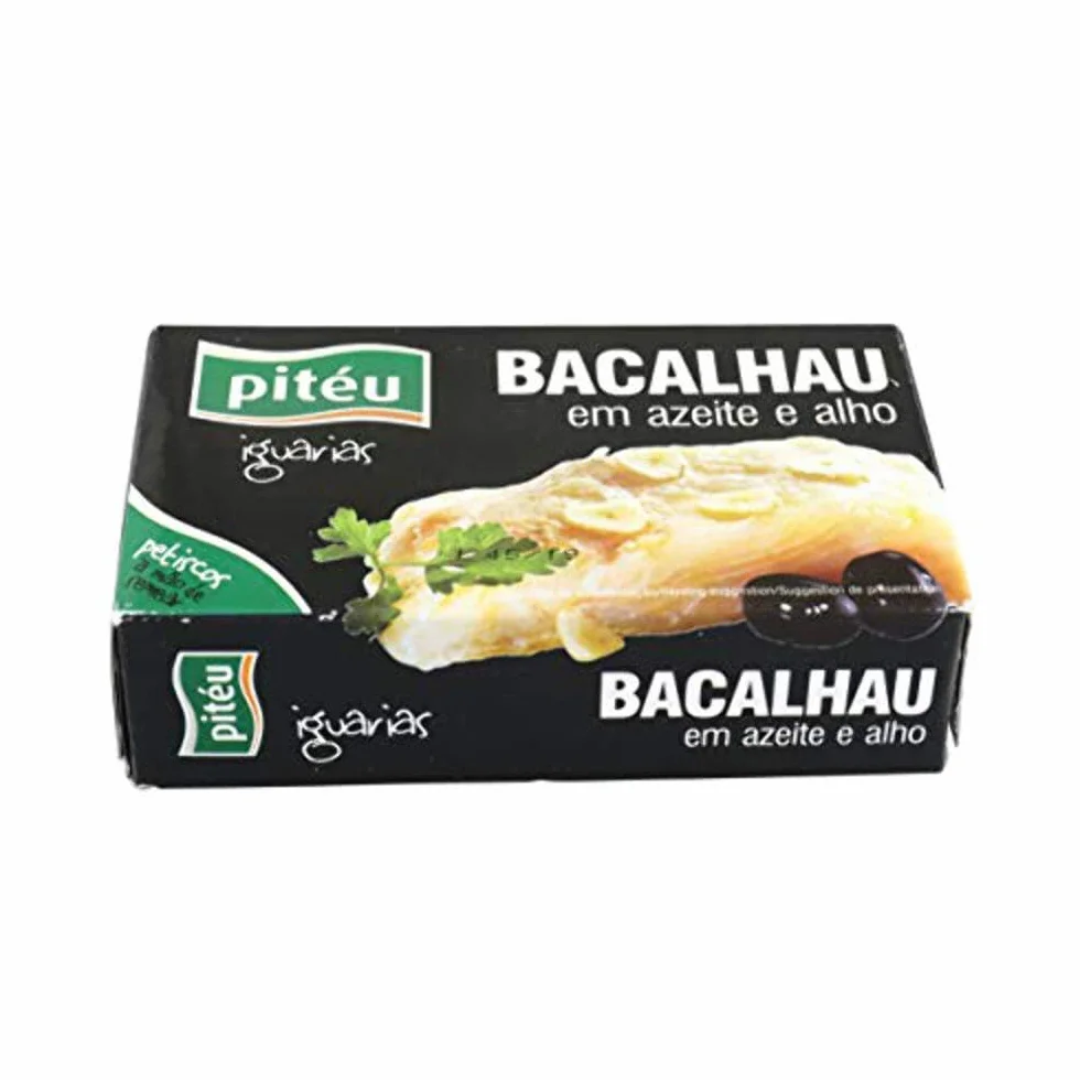 Bacalao portugués en aceite de oliva y ajo 120 g