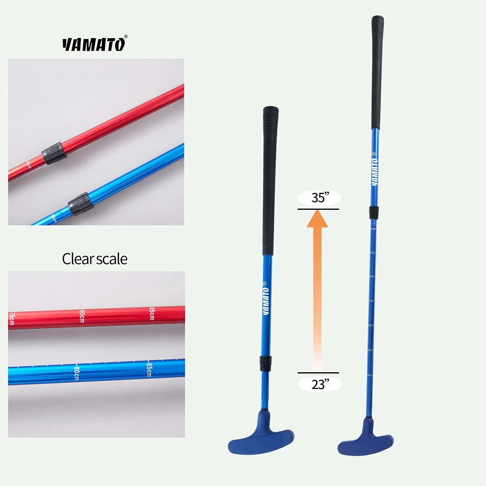 Yamato Mini Putter Bidireccional para Hombres, Niños y Adultos