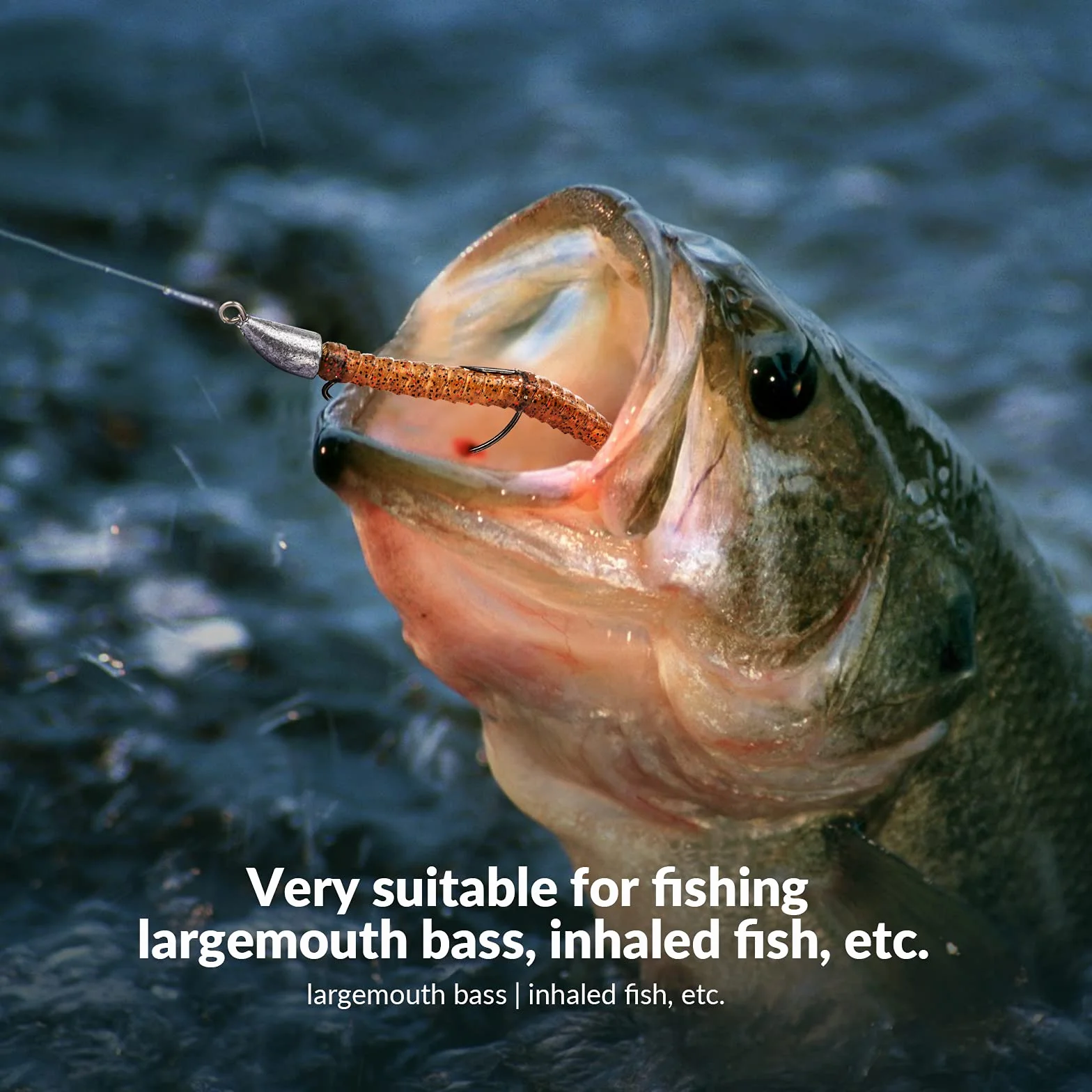 THKFISH Anzuelos con Cabeza de Plomo, Gancho de Cabeza Plomada 5g 7g 10g 14g