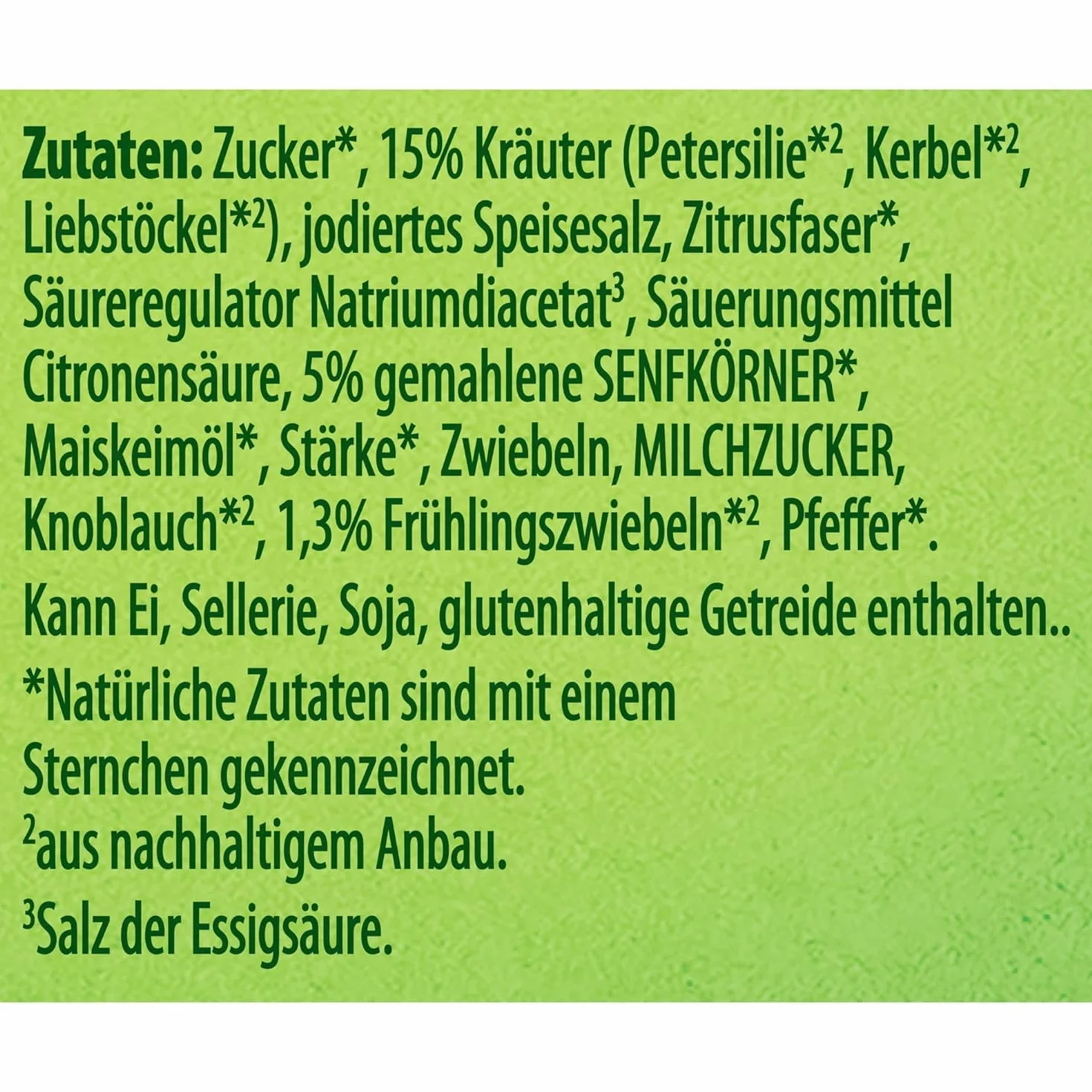 Balsamico-Kräuter Salat-krönung - Dressing Mix Alemania sabor a hierbas balsámicas, a base de hierbas procedentes de agricultura sostenible - Compatible con Knorr - 55g