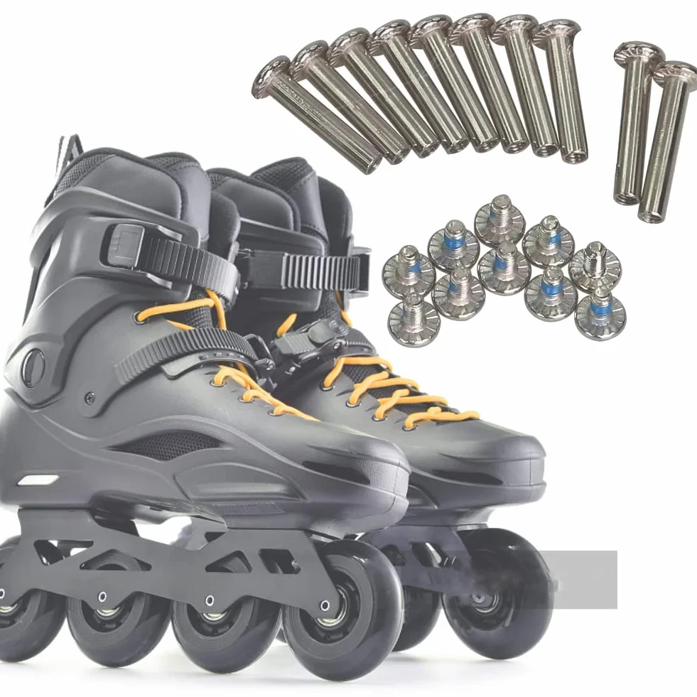 Tornillos para patinaje 10 piezas repuesto patines línea 31 mm 36 mm herramienta reparación ejes rueda