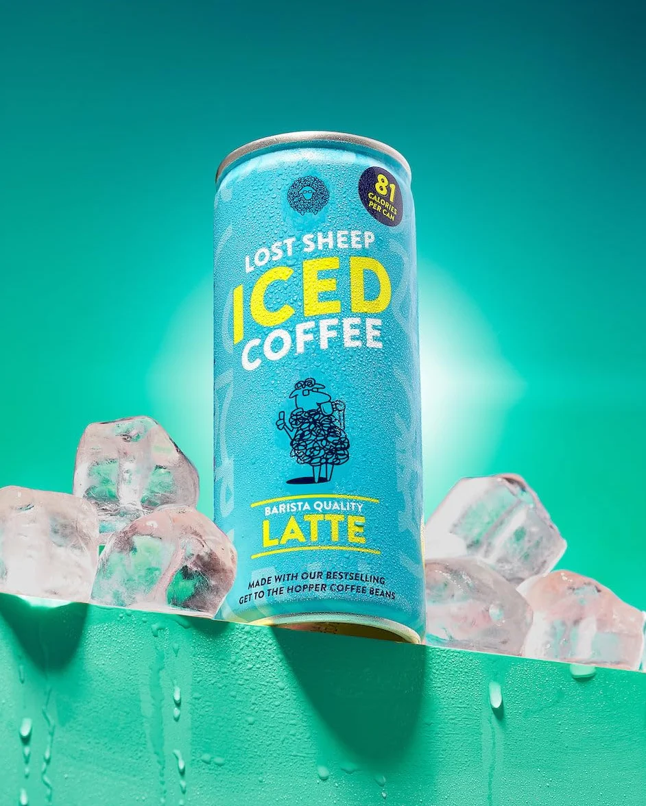 Listo para beber - Lost Sheep Coffee - Latte helado listo para beber - Lost Sheep Coffee - 12 latas de café con leche helado