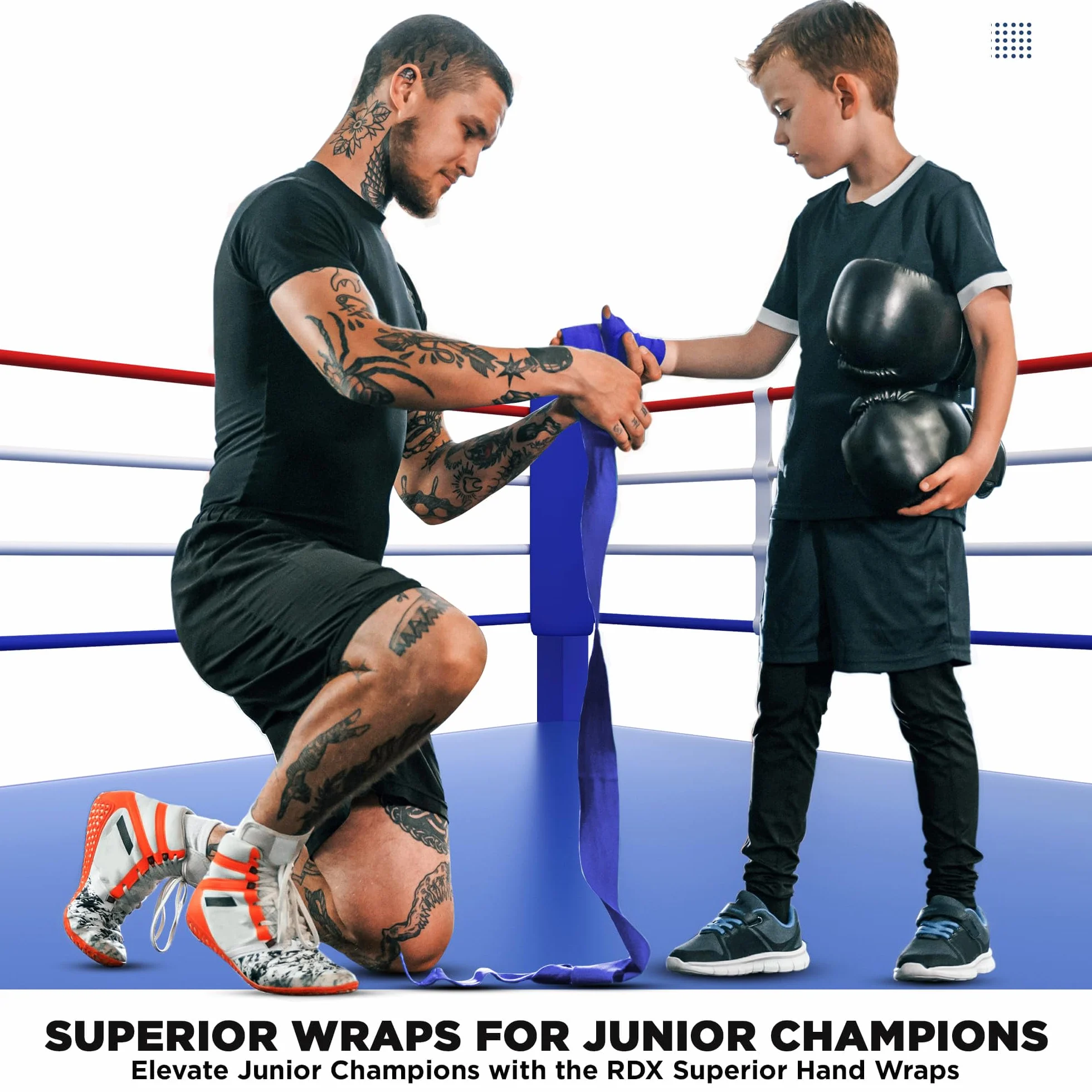 RDX Vendas Boxeo Guantes Interiores Protector Muay Thai MMA Kick Boxing Entrenamiento Hand Wraps