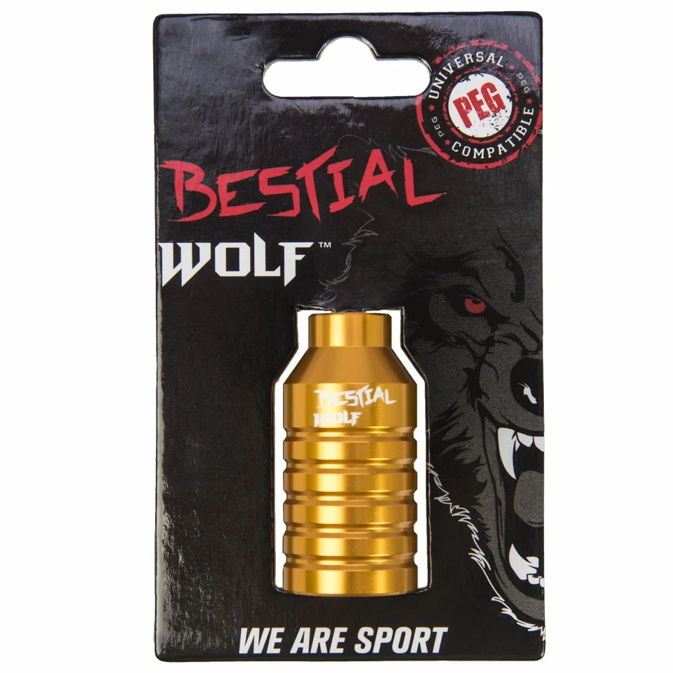Bestial Wolf estribera individual sin tornillos SLIDER444 dorado