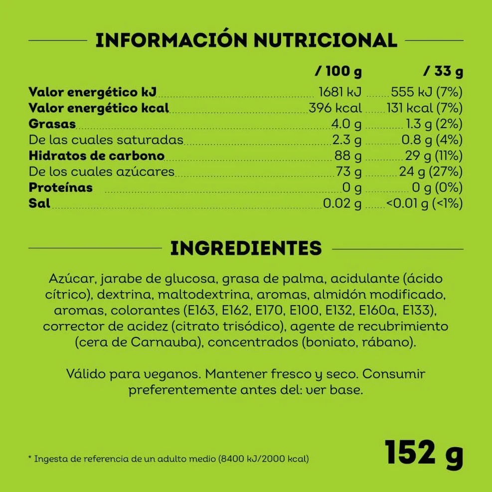 Skittles Caramelos ácidos Masticables en Bolitas de frutas (pack de 15 x 152g)
