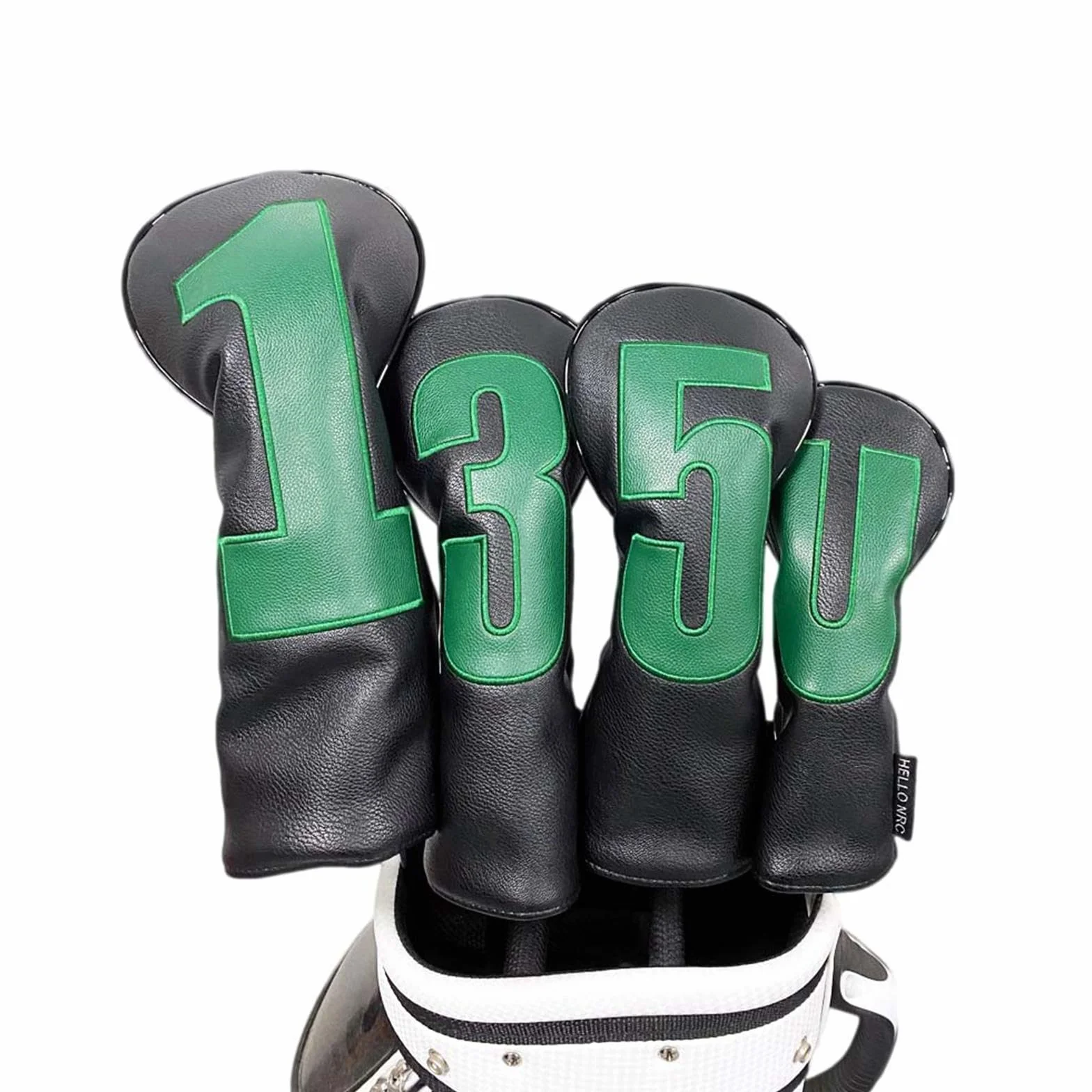 Funda para Cabeza de Palo de Golf para Maderas, Protector de Cuero PU