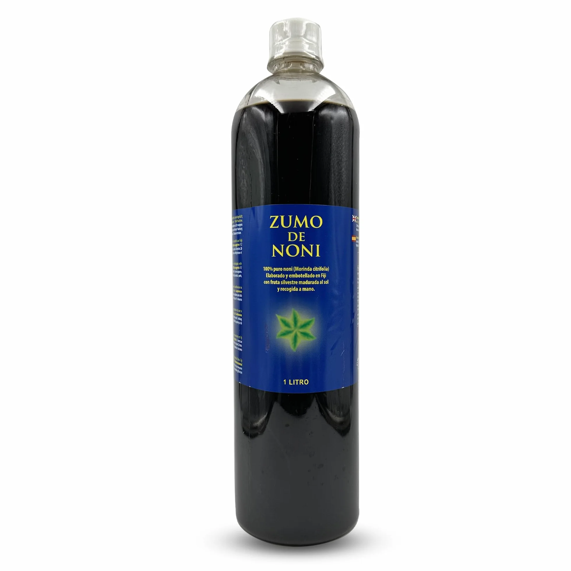 Zumo de Noni - 1 Litro. 100% Puro y Orgánico sin conservantes - Ayuda cuando hay inflamación, dolor y potencia el sistema inmune.