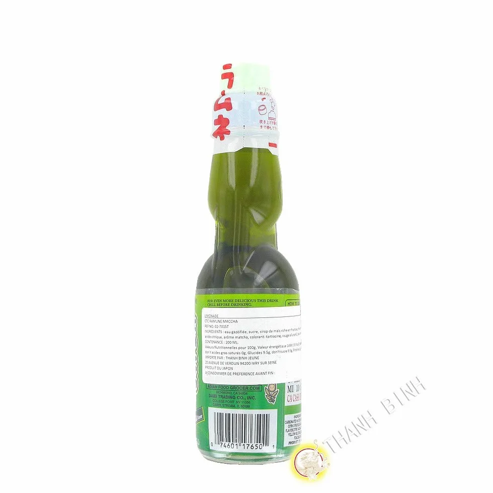 Limonada japonés ramu matcha té verde CTC 200ml Japón - Juego de 6 piezas