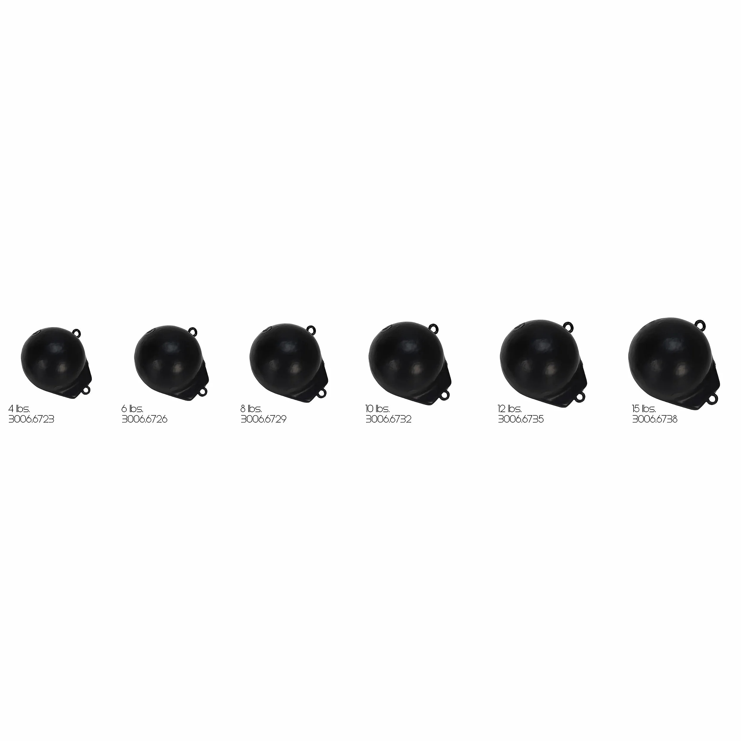 Extreme Max 3006.6723 Ball-with-Fin Profundizador Eléctrico Negro 4 Libras