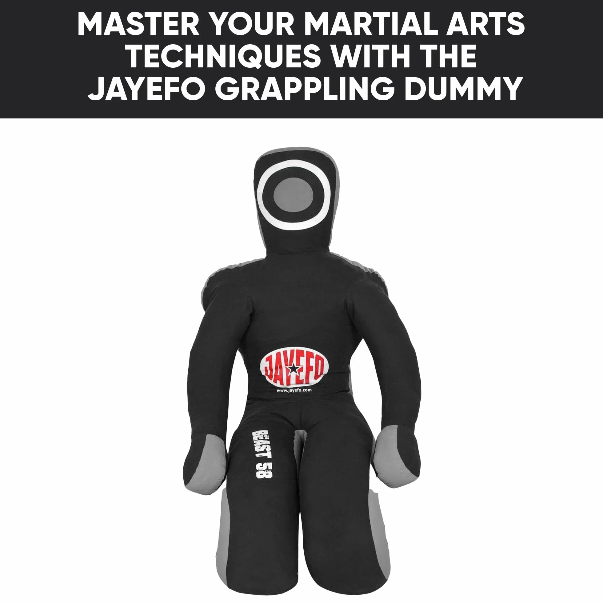 JAYEFO Beast 58 BJJ Jiu-Jitsu Maniquí de Lucha Libre Brasileño para Entrenamiento de MMA y Boxeo
