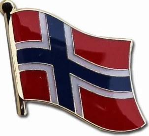Pin Bandera Noruega Pin Badge Button Banderas Andrés