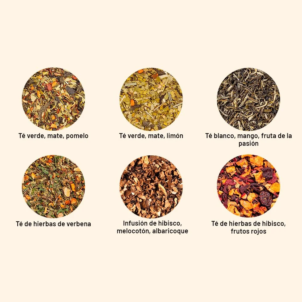 Kusmi Tea 15 Recetas Icónicas Té Orgánico Negro Verde Blanco Hojas Sueltas 15 Variedades Latas 25g