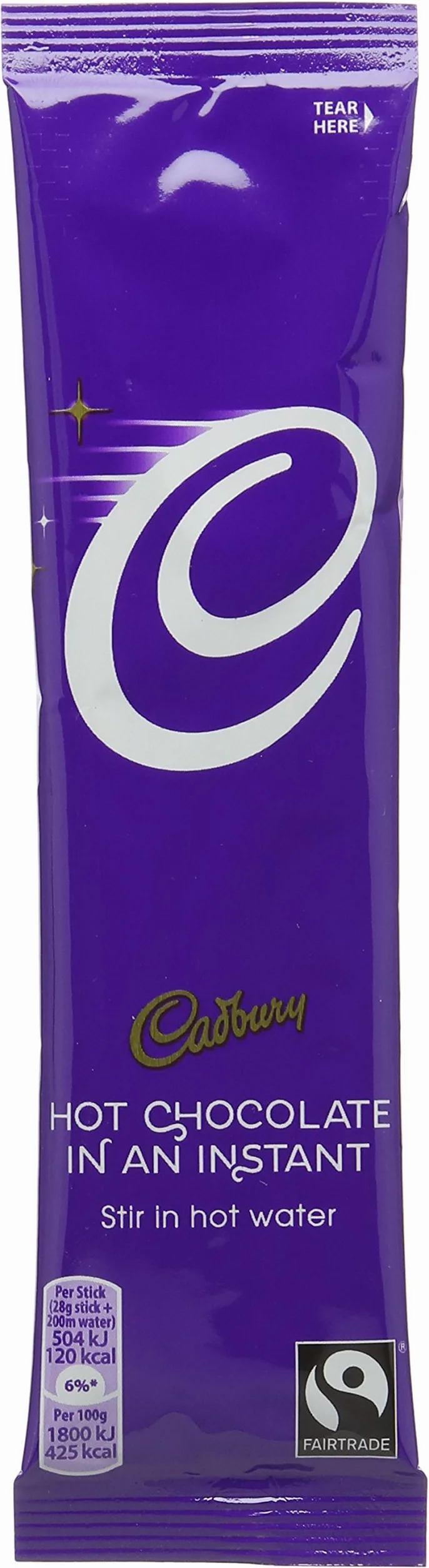 Cadbury Instant Hot Chocolate Stick Pack 28 g (Pack of 30 Sticks)