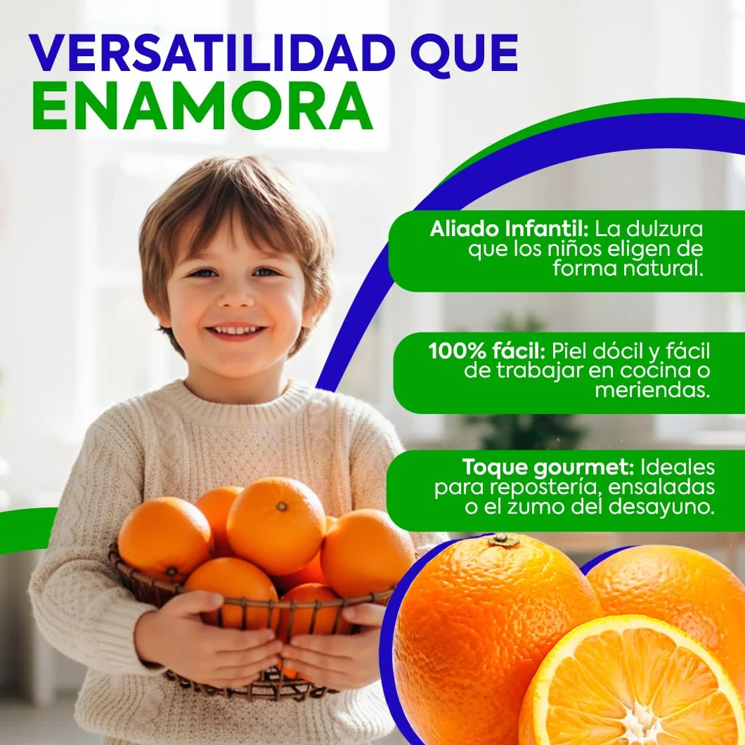 Naranjas de Valéncia directas del árbol recién recolectadas - del árbol a tu mesa sin tratamientos post cosecha - cajas de 5, 9, 15 y 19kg - fruta natural valenciana - naranja de mesa (9KG)