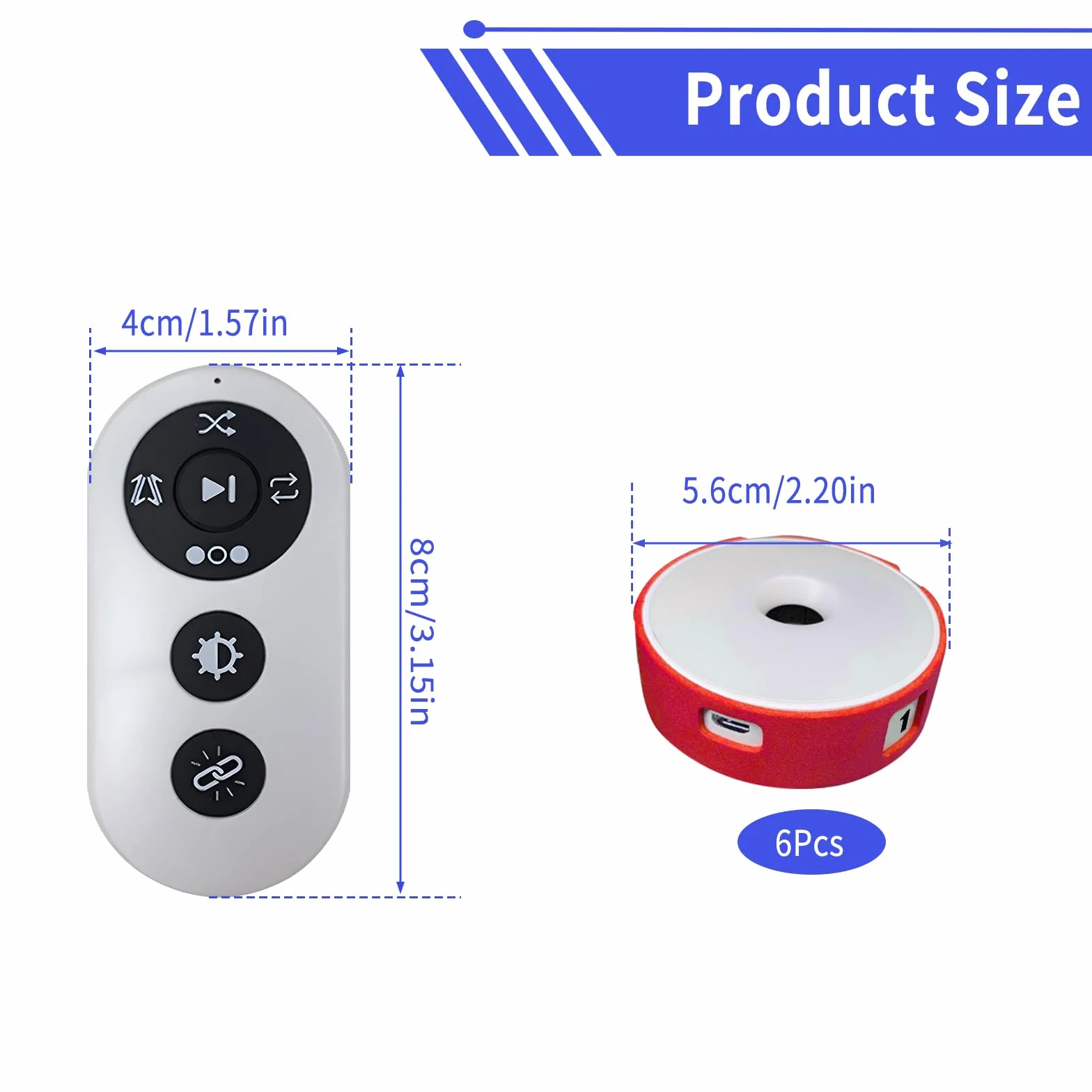 Juego de lámparas de entrenamiento de reacción ágil, 4 colores, 4 modos, control remoto, carga USB