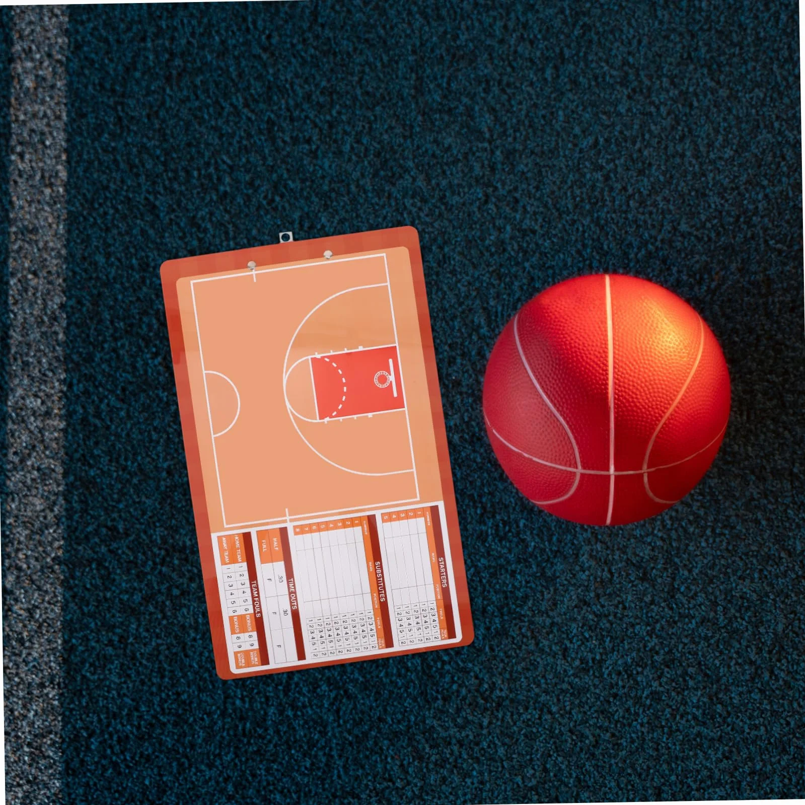 UPKOCH Tablero Baloncesto Entrenador PVC Borrable 40x40 cm Portátil Estrategia