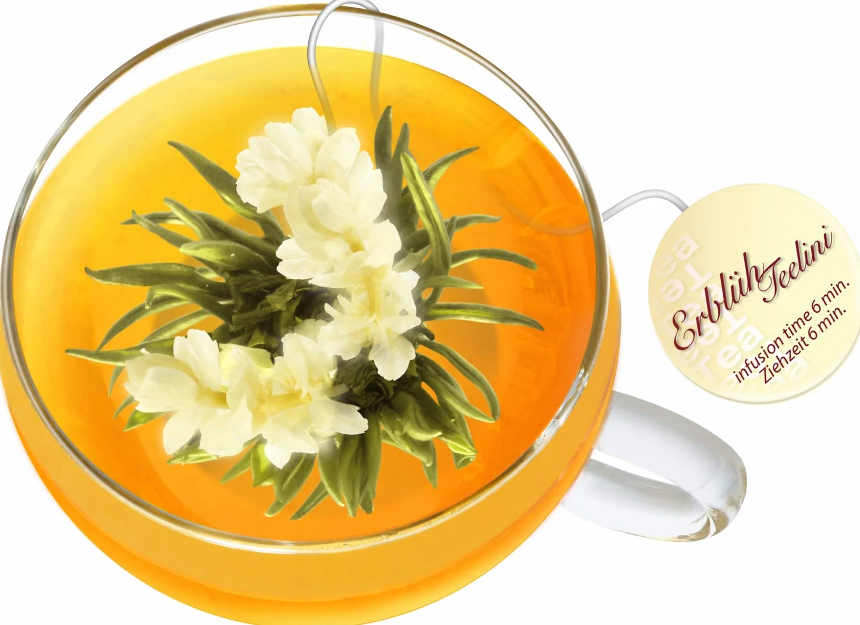 Creano Teelini Flores de Té Blanco Paquete XL 36 uds Mix 4 Sabores