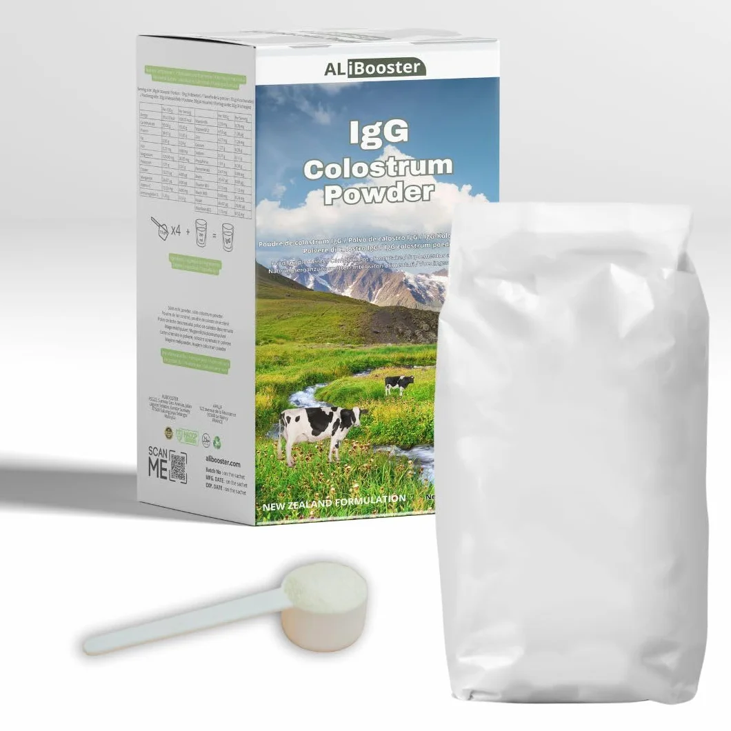 Calostro IgG en polvo 300 g - Mezcla de calostro y leche en polvo - Fuente natural de proteínas, calcio y minerales - Sin conservantes