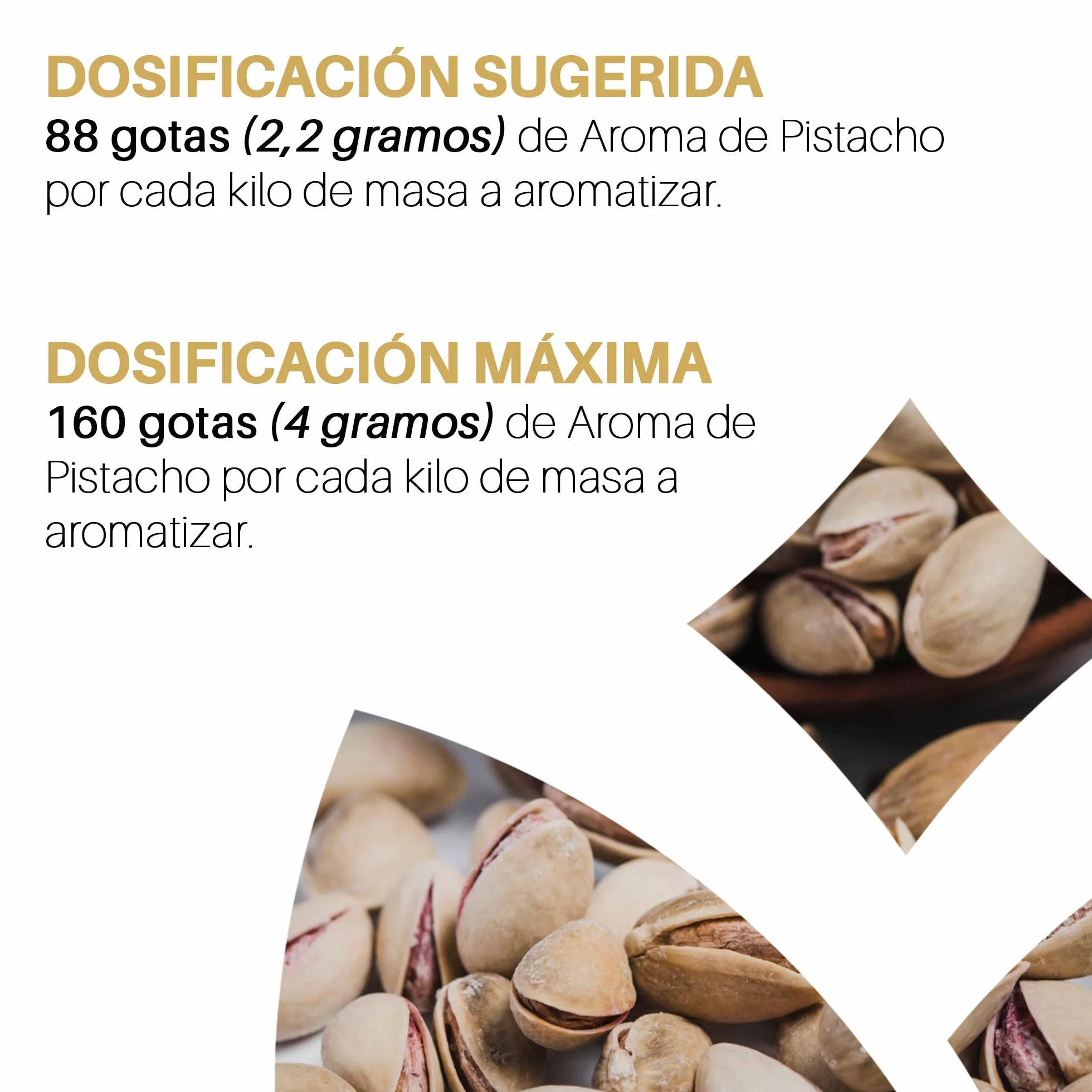 LUIZ AROMAS | Aroma Pistacho - Aroma Alimentario en Gotas para dulces de Hornear, Pasteles, Bizcochos y Tartas | Producto Vegano sin Calorías y sin Azucar | Producto 100% Italiano (50g)