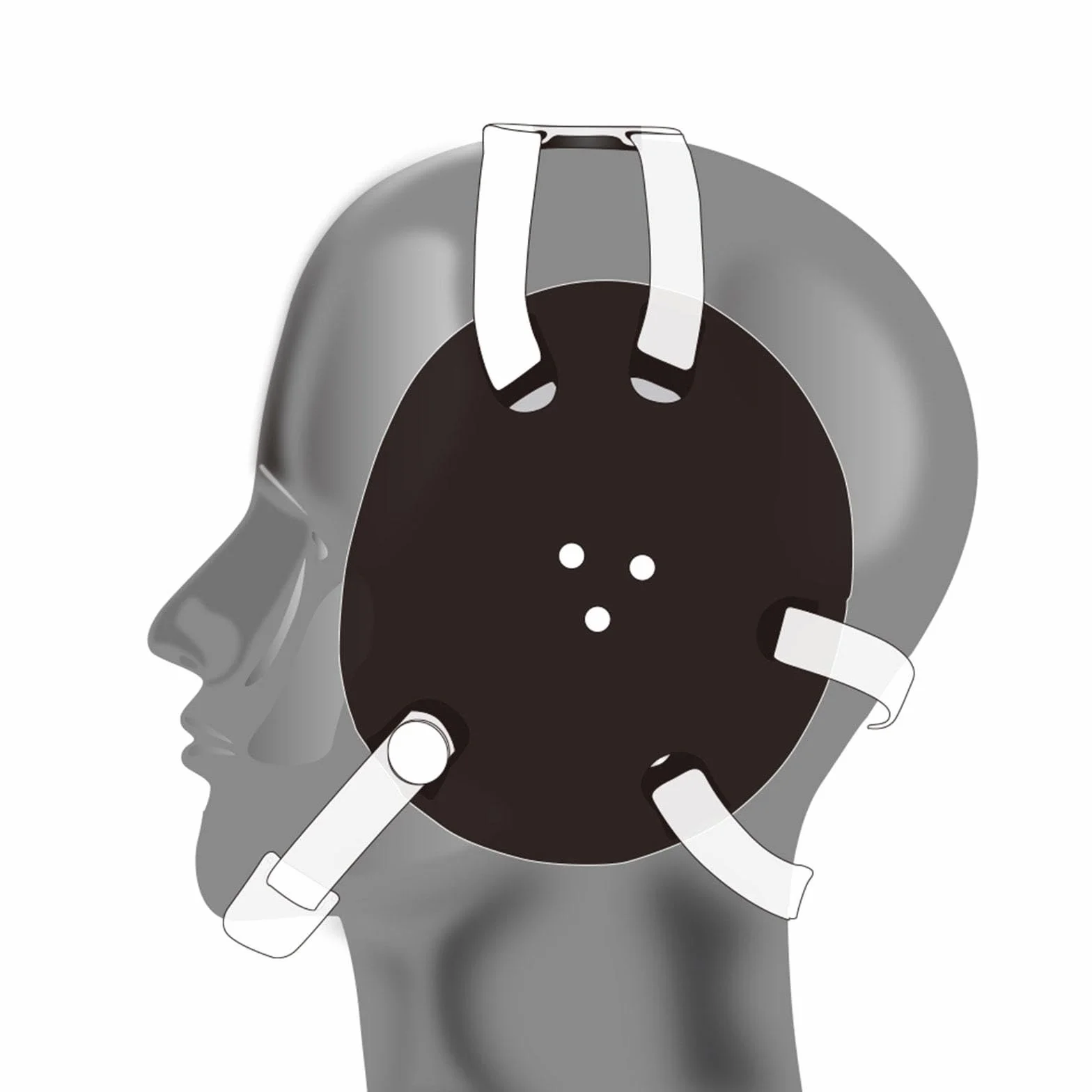 Wrestling Headgear para Adultos con Correa Ajustable Orejeras de NBR Ligero Confortable
